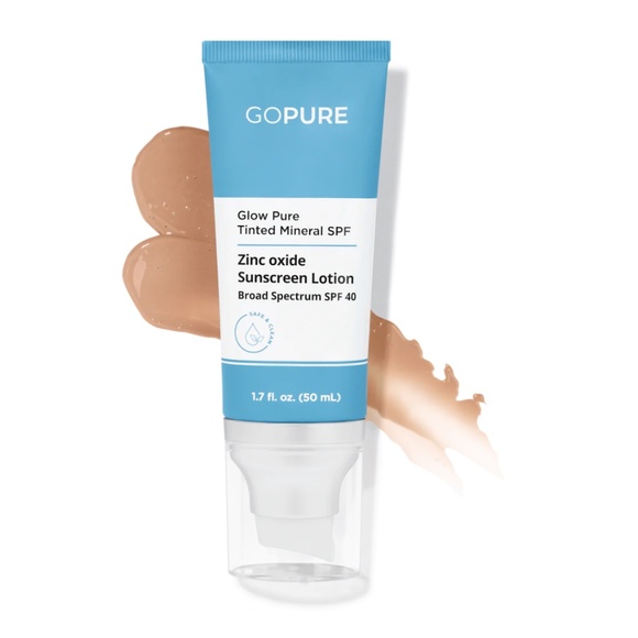 Glow Pure Tinted Mineral Sunscreen 40 SPF / Moisturize, primer / FULL New/Sealed - Picture 1 of 4